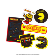 PAC-MAN 45th Anniversary Sticker Set