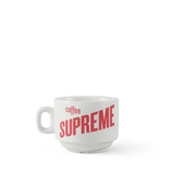 Coffee Supreme branded stacker mug