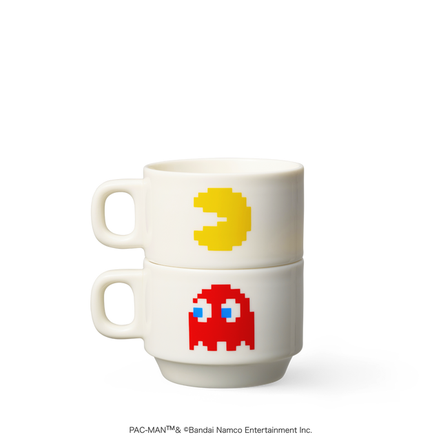 PAC-MAN 45th Anniversary Mugs