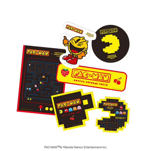 PAC-MAN 45th Anniversary Sticker Set