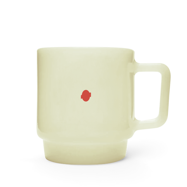 Coffee Supreme Olde Milk-glass Japanese Mug