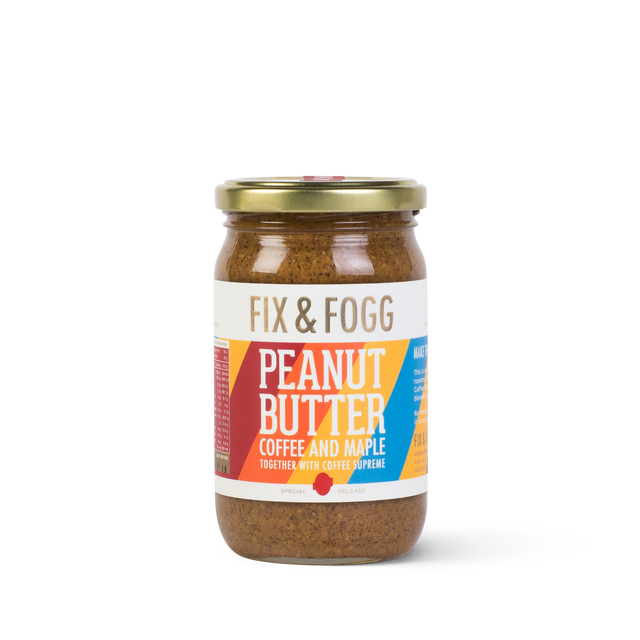 jar of Fix & Fogg coffee peanut butter