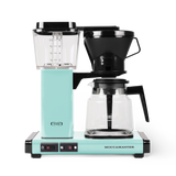 Technivorm Moccamaster coffee maker with glass carafe in turquoise 