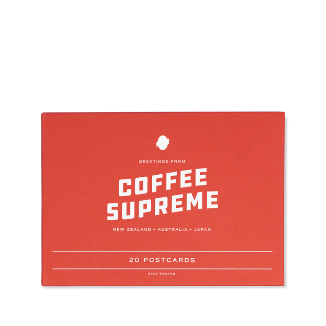 Pack of 20 Coffee Supreme postcards